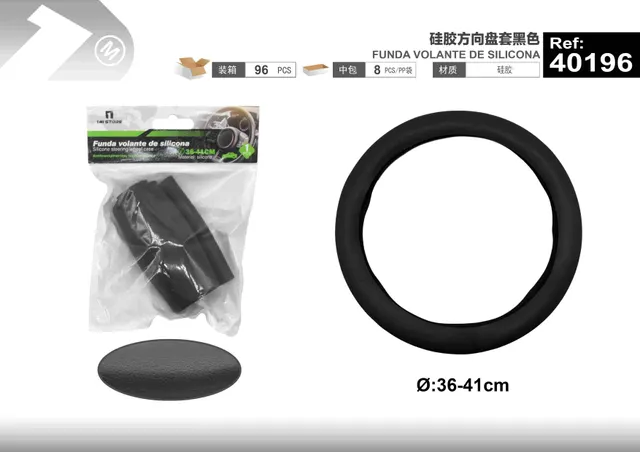 Cubierta del volante, color negro, modelo 40196