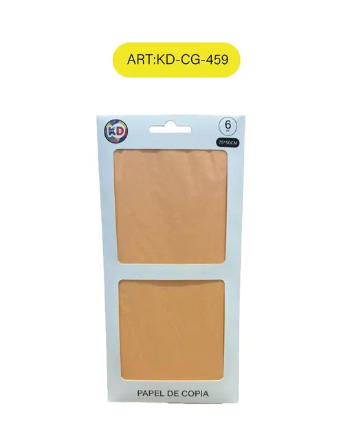 Papel de calco, 50 × 75 cm, 17 g, modelo KD-CG-459