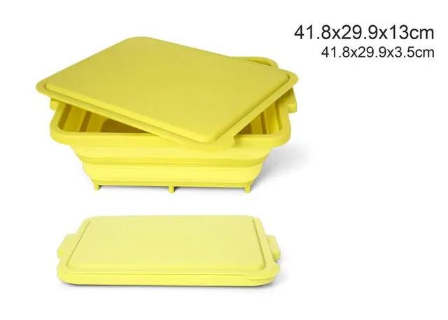 Serie de tablas de cortar, modelo YT-H241021-L, color amarillo