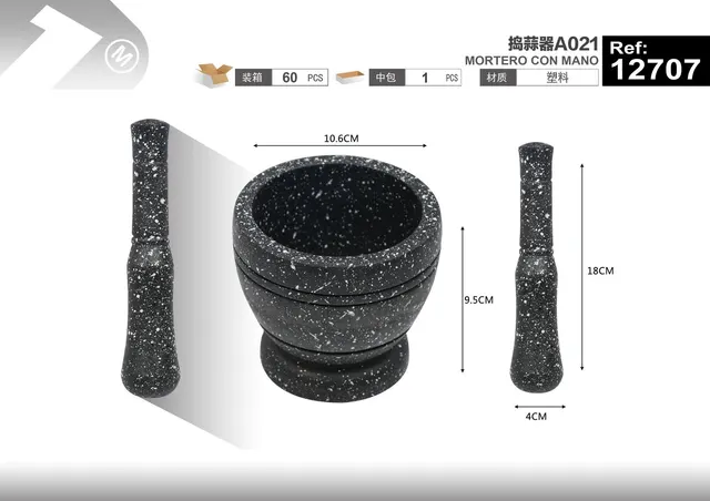 Machacador de ajo, modelo A021