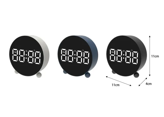 Reloj digital, 11 × 4 × 11 cm