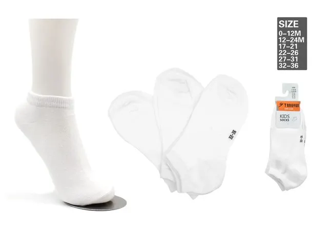 calcetines para niños, color blanco