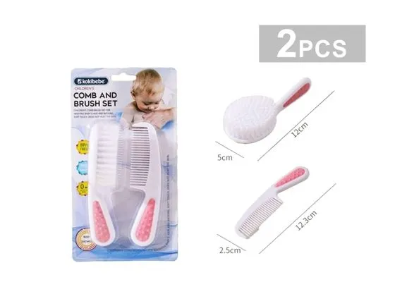 Juego de peine y cepillo para bebé, modelo 872914