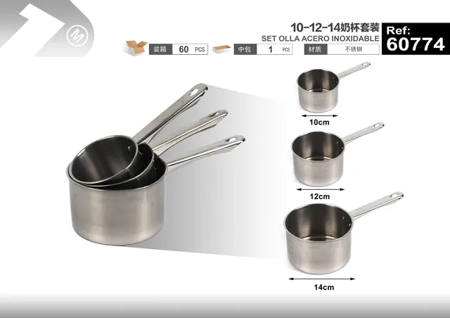 Olla para leche, ref. 60774