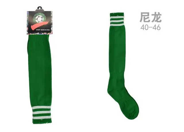 Calcetines deportivos, colores verde y blanco, modelo 130205