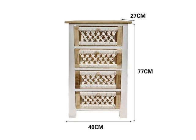 Gabinete de madera para almacenamiento, 40 × 27 × 77 cm, modelo 131397