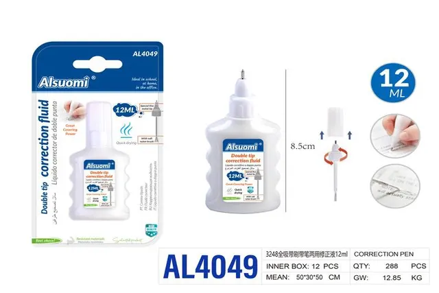 líquido corrector, 12 ml