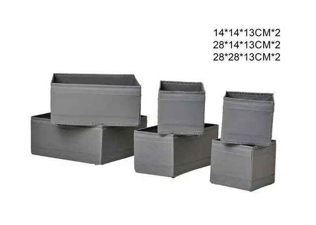 Almacenamiento serie IKEA, 14 × 14 × 13 cm, 28 × 14 × 13 cm, 28 × 28 × 13 cm