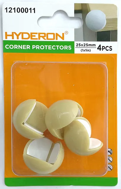 Protector de esquinas, 25 × 25 mm, 4 piezas, modelo 12100011