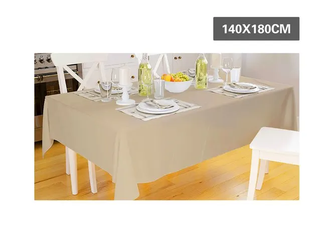 Mantel, 140 × 180, color beige, modelo 600996