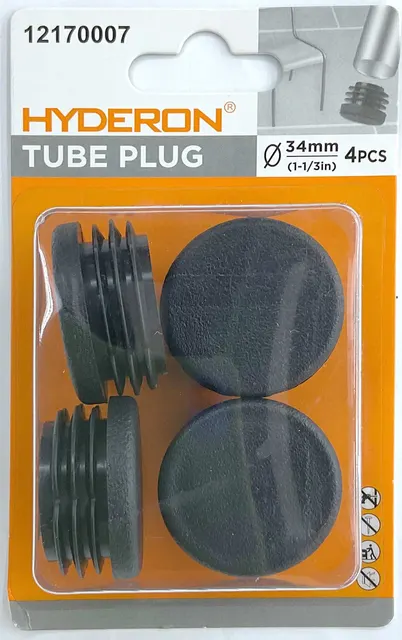 Placa ciega, 34 mm, 4 piezas