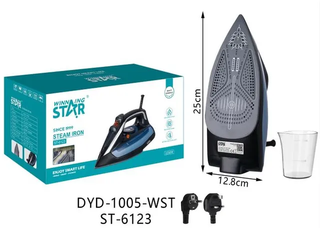 Plancha eléctrica, 220 V, modelo ST-6123-220V