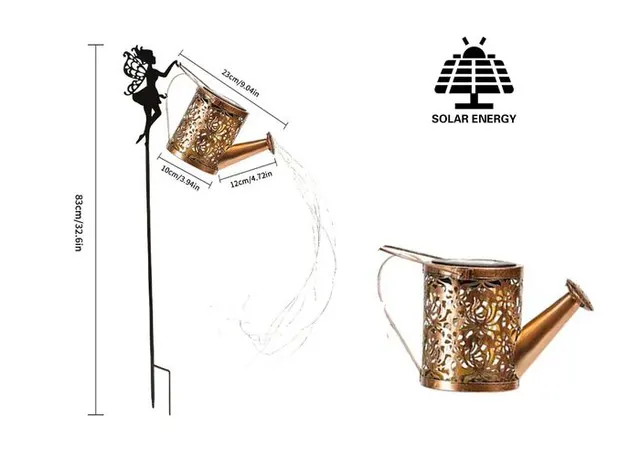 Adorno floral de hierro forjado, 83 cm