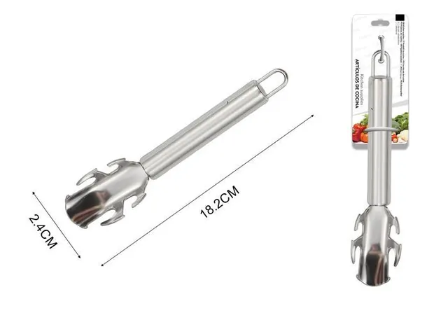 Utensilios de cocina con mango tubular redondo, 18,2 × 4 × 2,9 cm