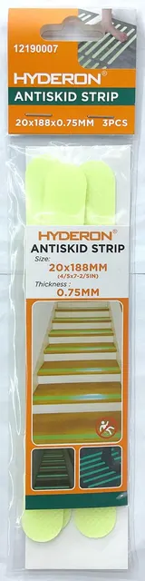 Accesorios antideslizantes, 20 × 188 × 0,75 mm, 3 piezas