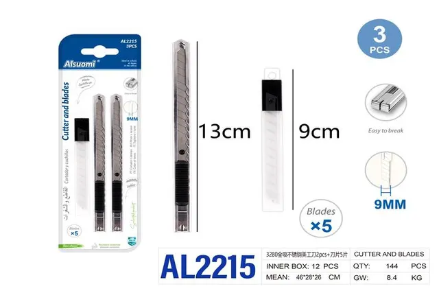 Cuchillo utilitario, 2 piezas, 5 piezas