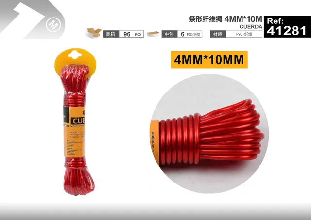 Cable de acero, 4 mm, 10 m