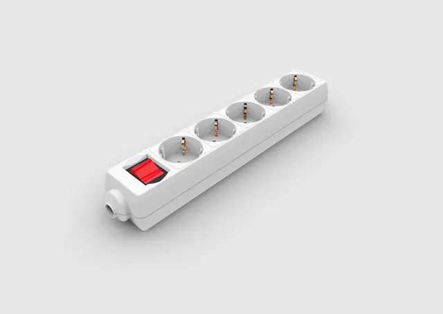 Toma de corriente, modelo XX-5FK-21, 3 × 1,5 mm, 1,5 m