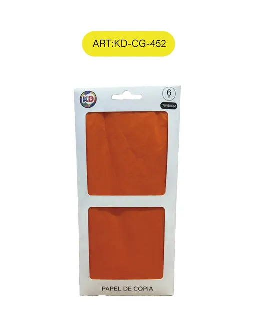 Papel de calco, 50 × 75 cm, 17 g, modelo KD-CG-452