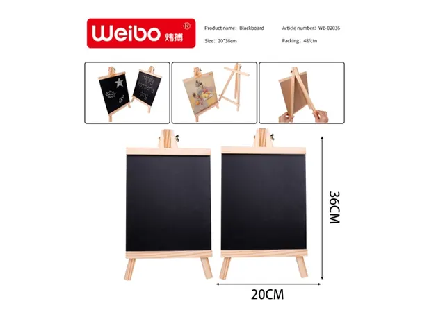 pizarra, 20 × 36, 36 piezas, color negro