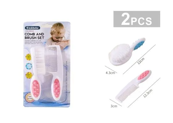 Juego de peine y cepillo para bebé, modelo 872913