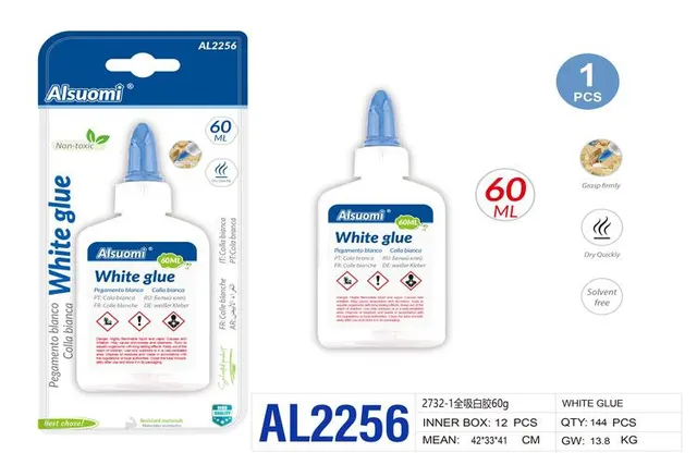 pegamento, 60 g, color blanco
