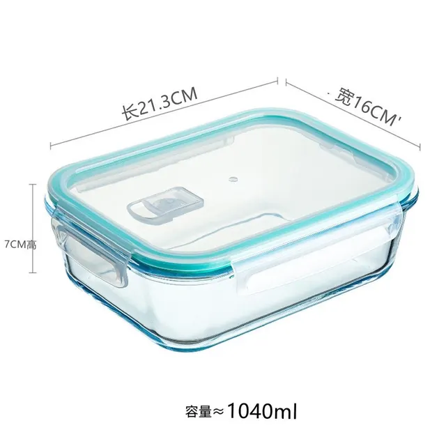 Recipiente para almacenar alimentos, 1040 ml, color transparente, ref. 240732