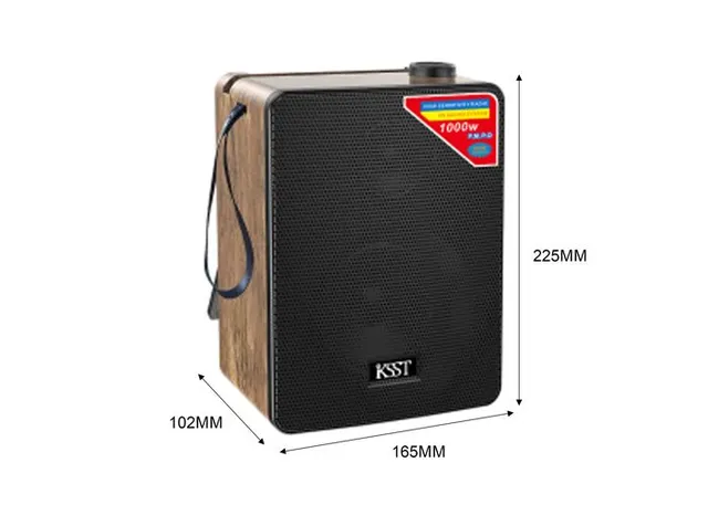 altavoz portátil, color azul, modelo K--101
