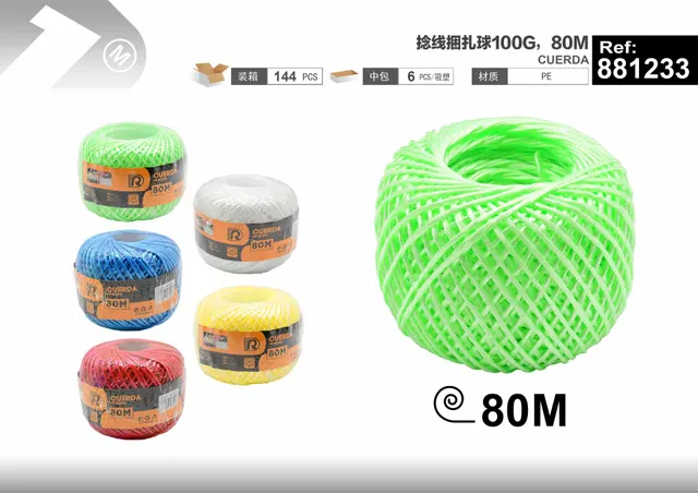 Cuerda de nailon, 100 g, 80 m, ref. 881233