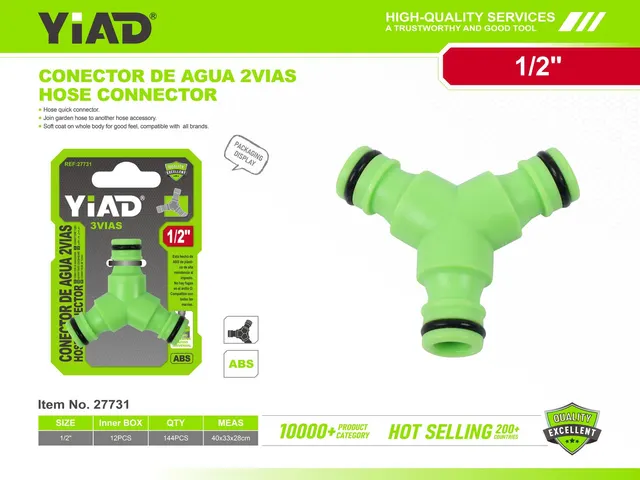 Conectores plásticos para tubería de agua, ref. 27731
