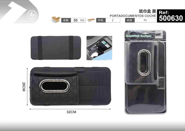 Almacenamiento de coche, color negro, modelo 500630