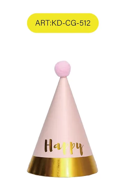 sombrero de cumpleaños, 16 × 11 cm, modelo KD-CG-512