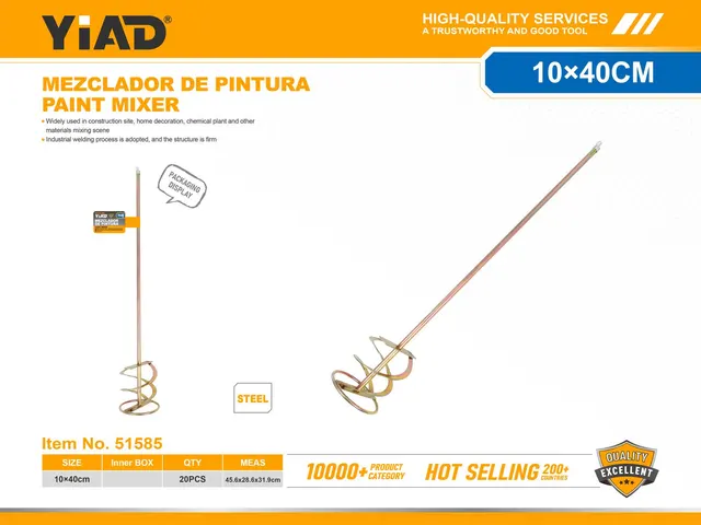 Mezclador eléctrico, 100 × 400, ref. 51585