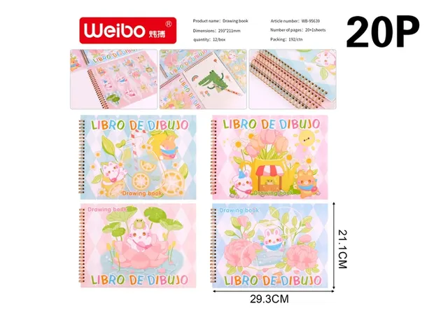 Cuaderno de bocetos, modelo WB-95639