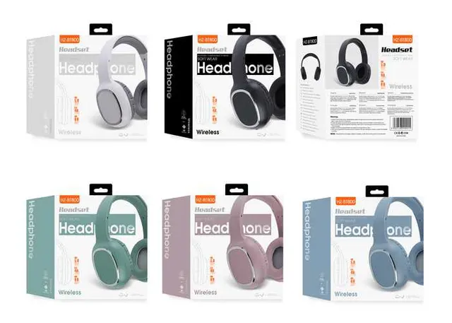 Auriculares supraaurales, color azul, modelo 250415