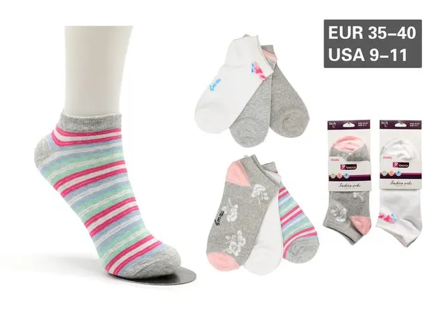 Calcetines tobilleros para mujer, modelo A7101-8