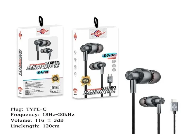 cable de auriculares, modelo EJ-32A