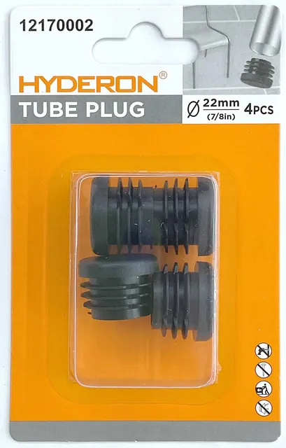 Placa ciega, 22 mm, 4 piezas