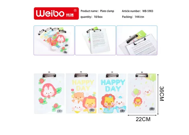 Abrazaderas de placa, modelo WB-5903