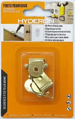 Clavos para marcos, 15 × 22 mm, 5 piezas, color dorado