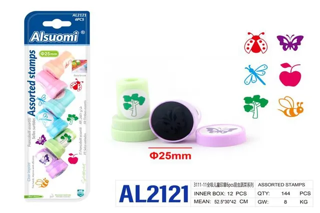 Suministros para sellos, 6 piezas, modelo AL2121
