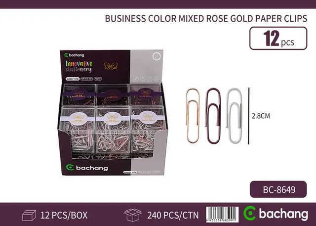 Clip de papel, modelo BC-8649