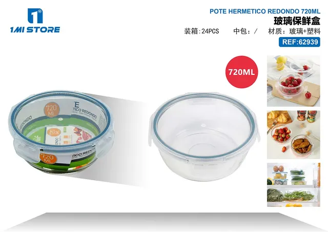 Recipiente para conservar alimentos, 720 ml
