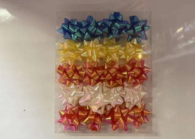 Flor estrella hecha a mano, 1,5 pulgadas, 20 piezas, modelo 186676