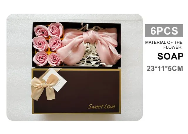 Flores de regalo, 23 × 11 × 5 cm, modelo 133885