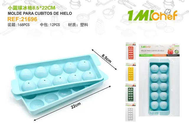 Molde para cubos de hielo, 8,5 × 22 cm