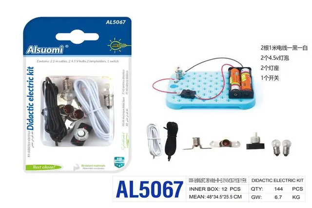 manual electrico, 1 m, 4,5 V, 2 piezas, 1 pieza, colores negro y blanco, modelo AL5067