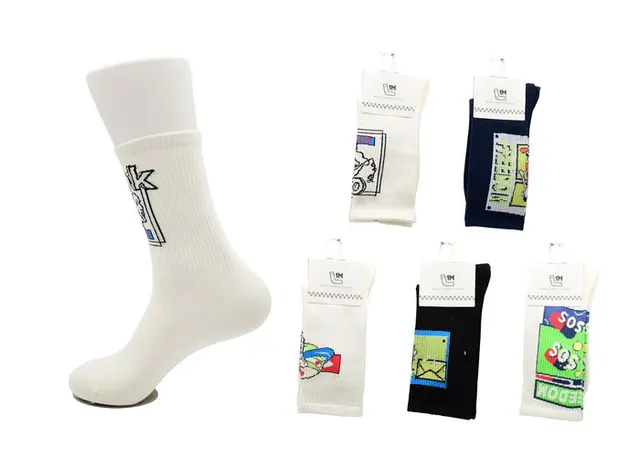 Calcetines hasta la rodilla de moda, modelo 132048