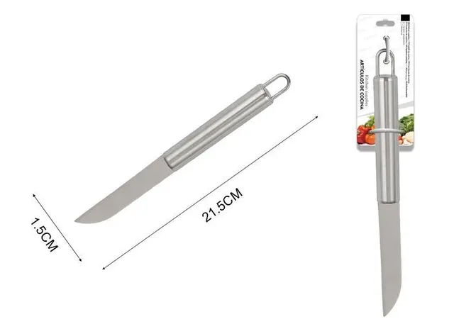 Utensilios de cocina con mango tubular redondo, 21,5 × 1,5 × 2 cm, ref. 60026