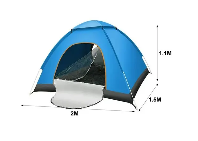 Carpa, 2 × 1,5 × 1,1 m, 1,1 m